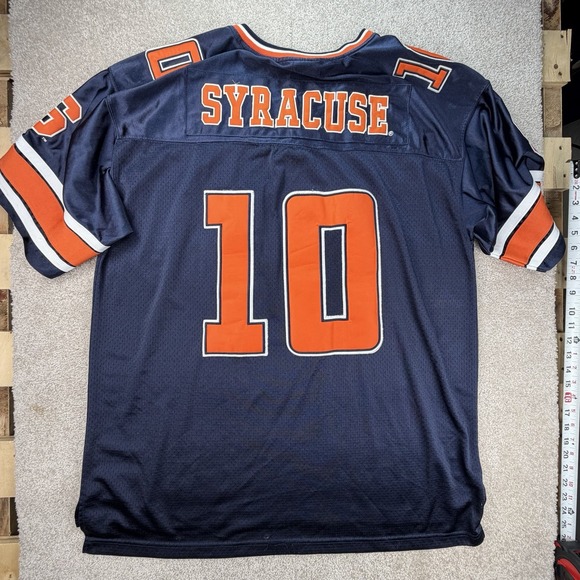 Syracuse Orange Jersey Men XL Blue Colosseum Athletic Football #10 Stitched - Picture 5 of 9